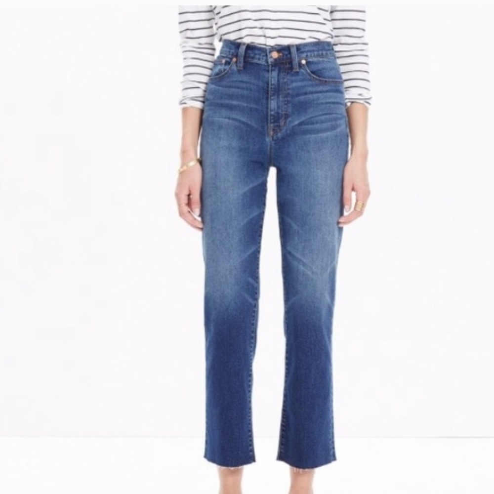 Madewell High Rise Crop Flair